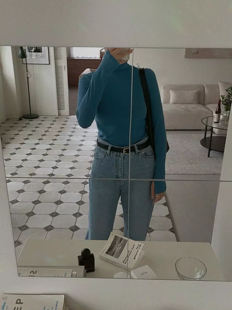 Sono De Seoul - Korean Women Fashion - #vintagekidsstyle - Bridge Warmer Turtleneck - 9