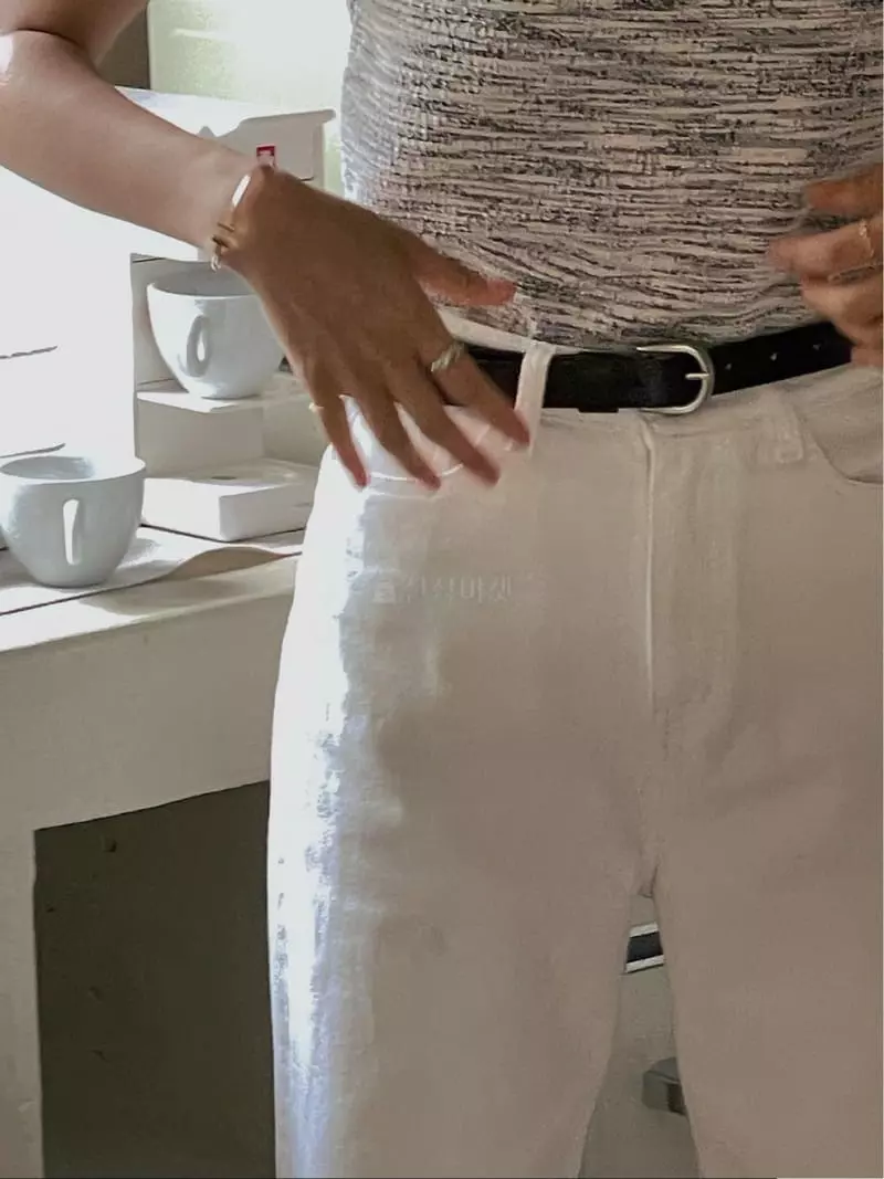 Sono De Seoul - Korean Women Fashion - #womensfashion - White Jeans - 6