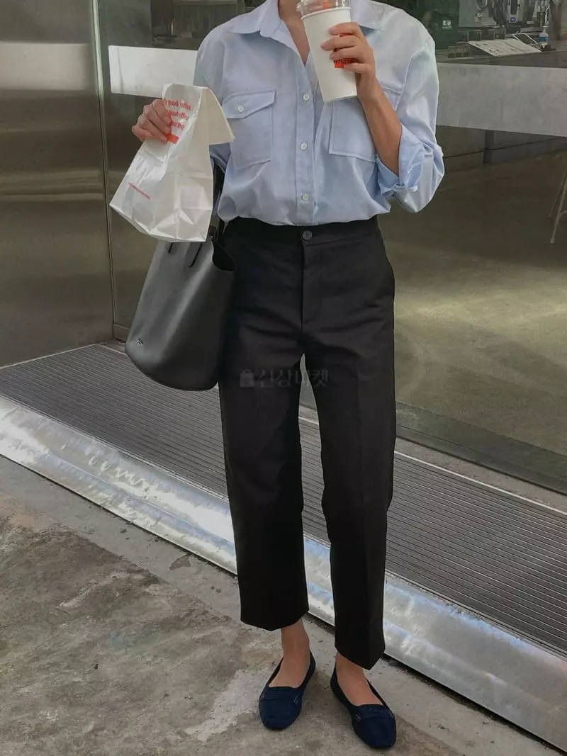 Sono De Seoul - Korean Women Fashion - #womensfashion - Hazel Stripes Shirt