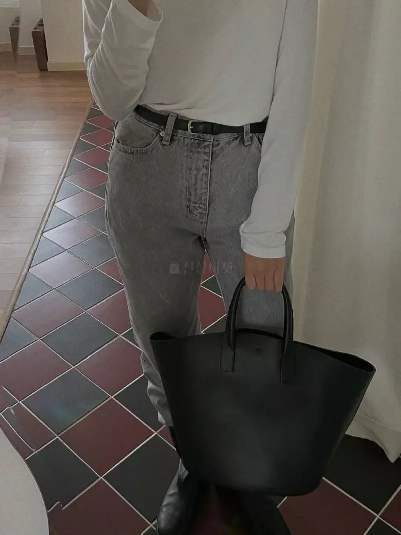 Sono De Seoul - Korean Women Fashion - #womensfashion - Gray Denim Jeans - 2