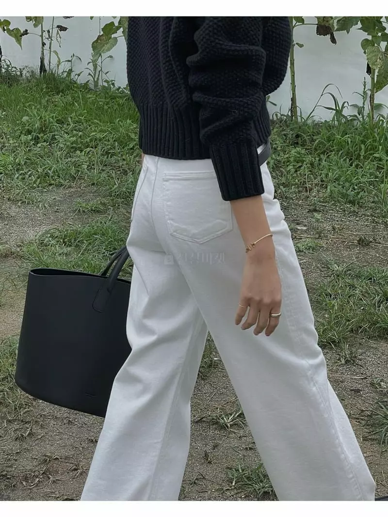 Sono De Seoul - Korean Women Fashion - #womensfashion - Open Collar Knit - 6