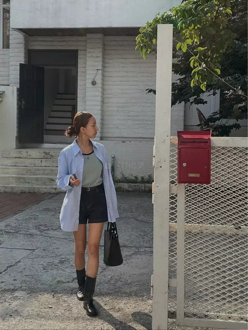 Sono De Seoul - Korean Women Fashion - #womensfashion - Stripes Shirt - 3