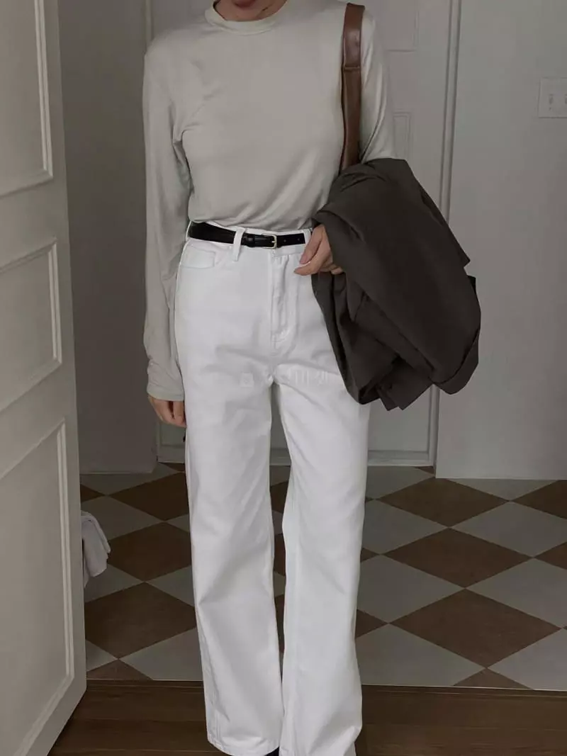 Sono De Seoul - Korean Women Fashion - #womensfashion - Mar Modal Tee - 9