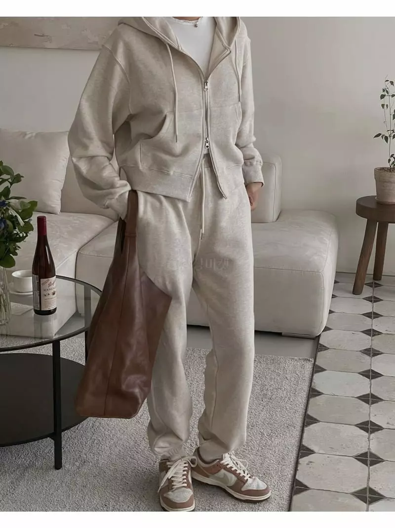 Sono De Seoul - Korean Women Fashion - #womensfashion - Maron Training Set - 8