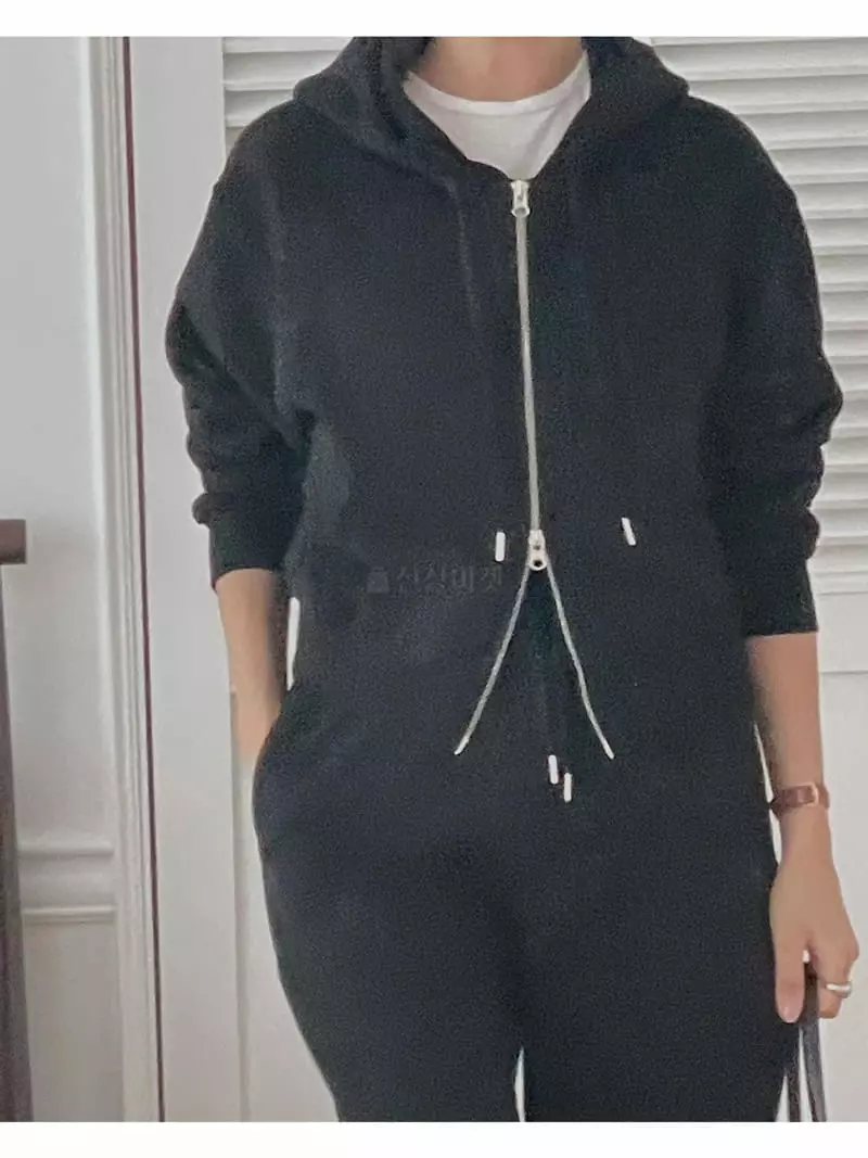 Sono De Seoul - Korean Women Fashion - #womensfashion - Masron Hoody Zip-up - 9