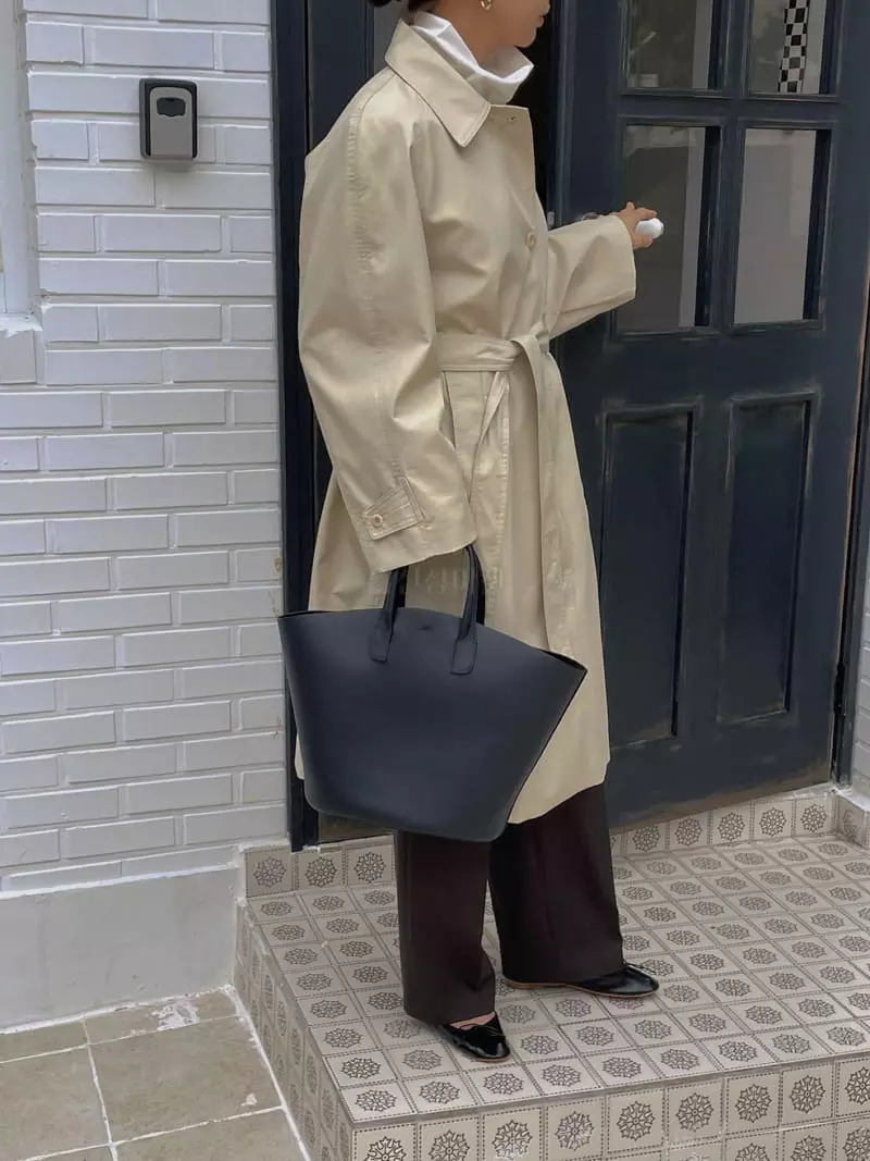 Sono De Seoul - Korean Women Fashion - #womensfashion - Lay Trench Coat - 6