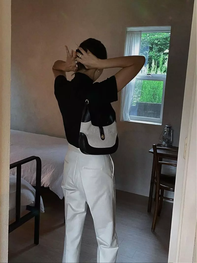 Sono De Seoul - Korean Women Fashion - #womensfashion - Twid Tee - 6