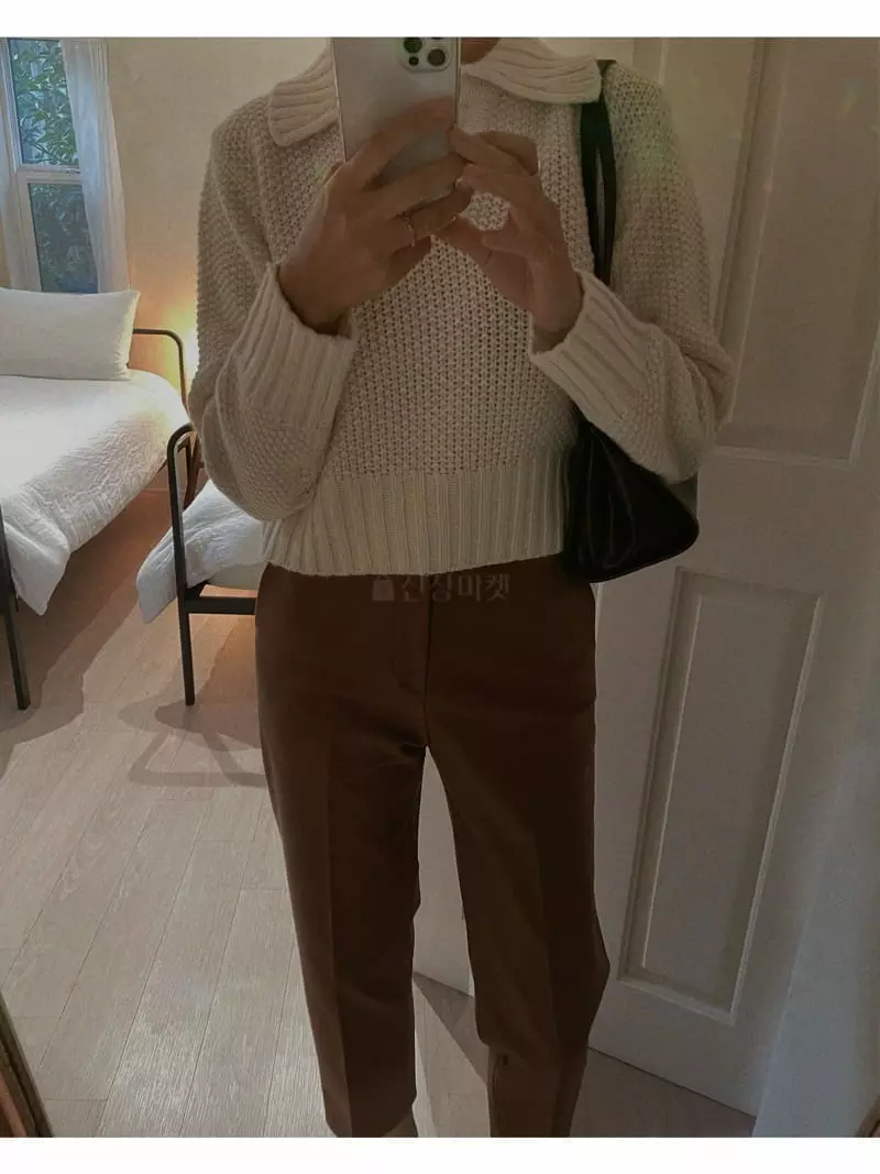 Sono De Seoul - Korean Women Fashion - #womensfashion - Eden Berrer Knit Tee - 12