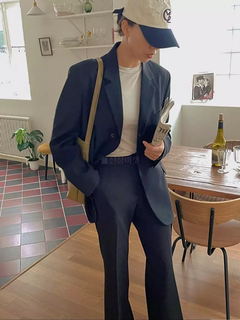 Sono De Seoul - Korean Women Fashion - #womensfashion - Unbal Hidden Jacket - 9