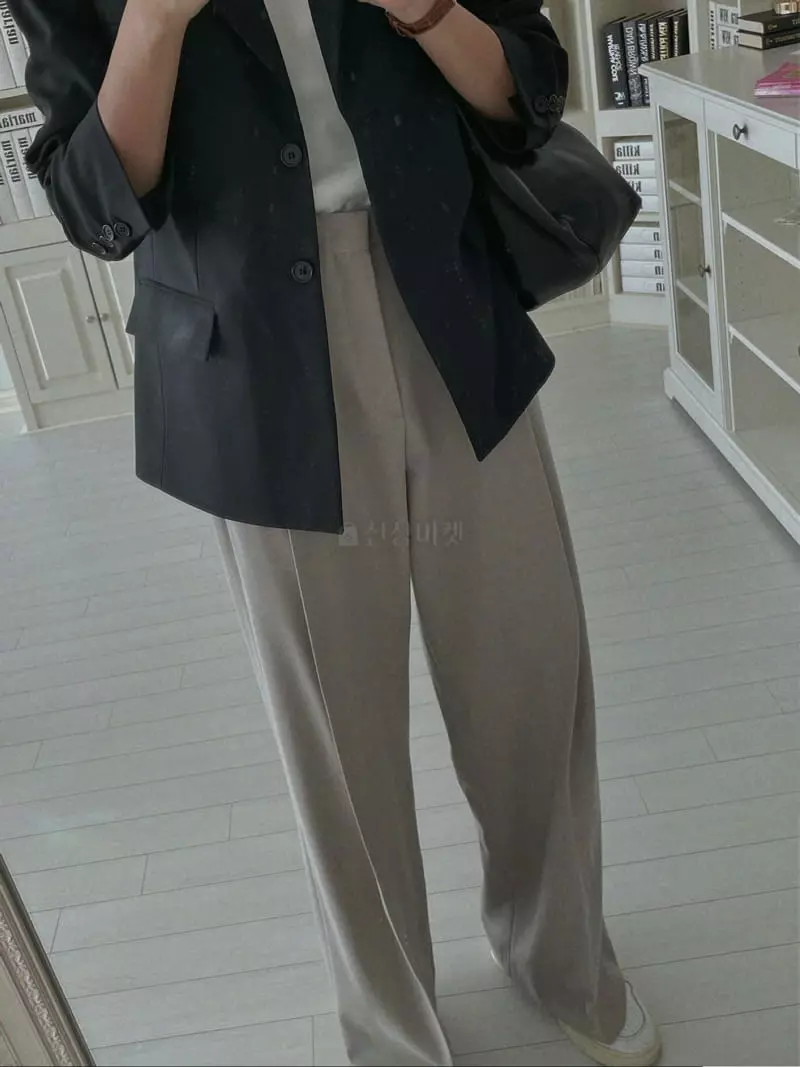 Sono De Seoul - Korean Women Fashion - #womensfashion - Afon Wide Pants - 5