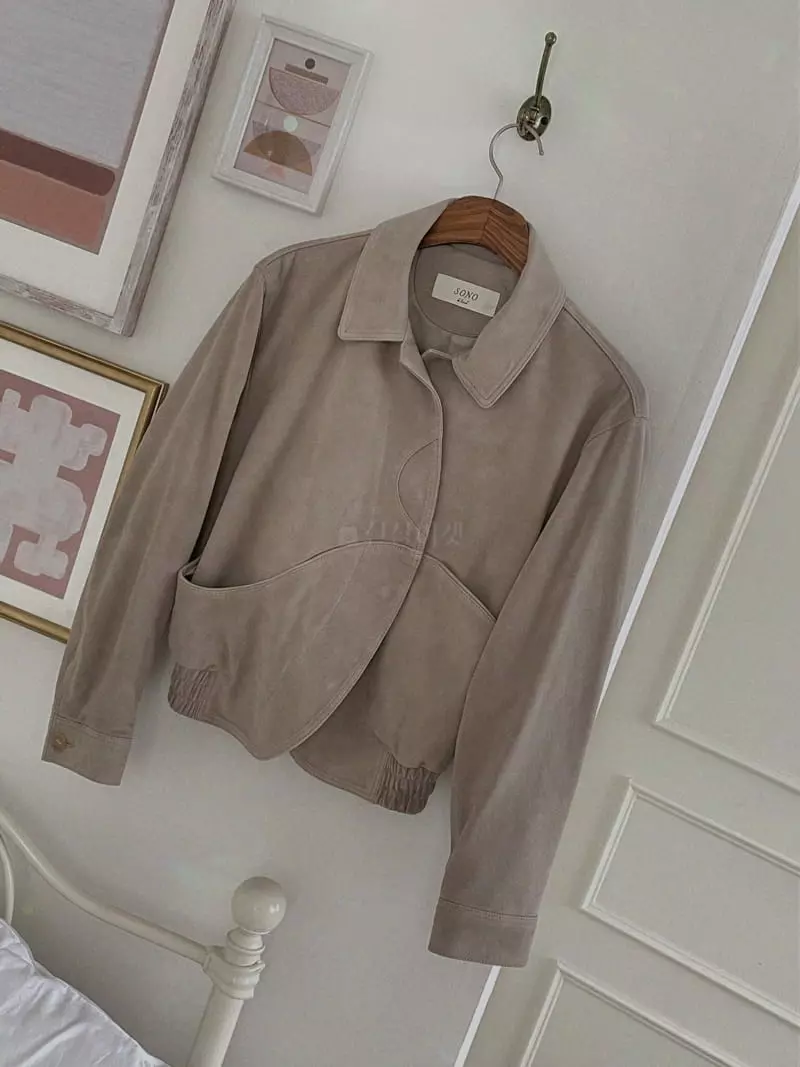 Sono De Seoul - Korean Women Fashion - #womensfashion - Suede Real Jacket - 12
