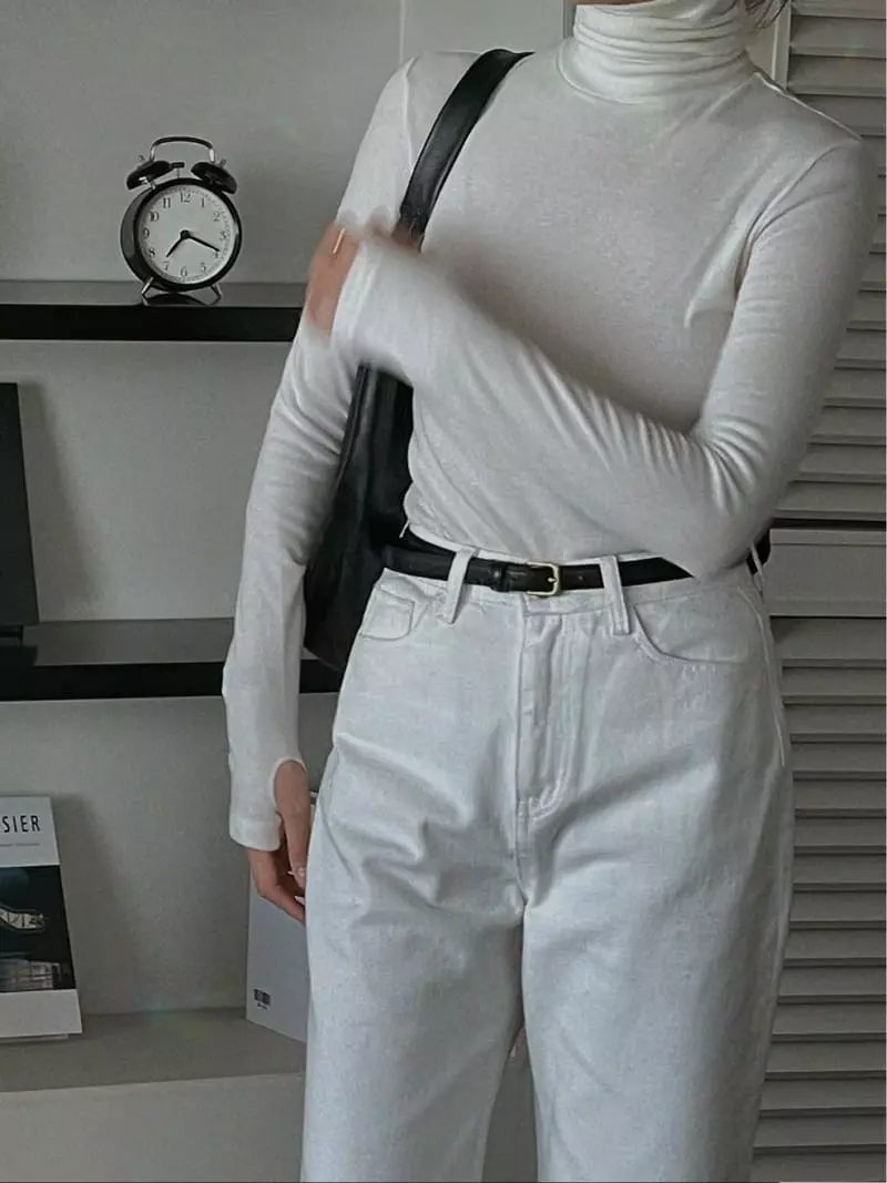 Sono De Seoul - Korean Women Fashion - #womensfashion - Bridge Warmer Turtleneck - 7