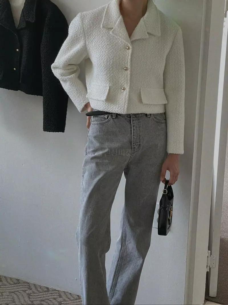 Sono De Seoul - Korean Women Fashion - #womensfashion - Moco Twid Jacket - 2