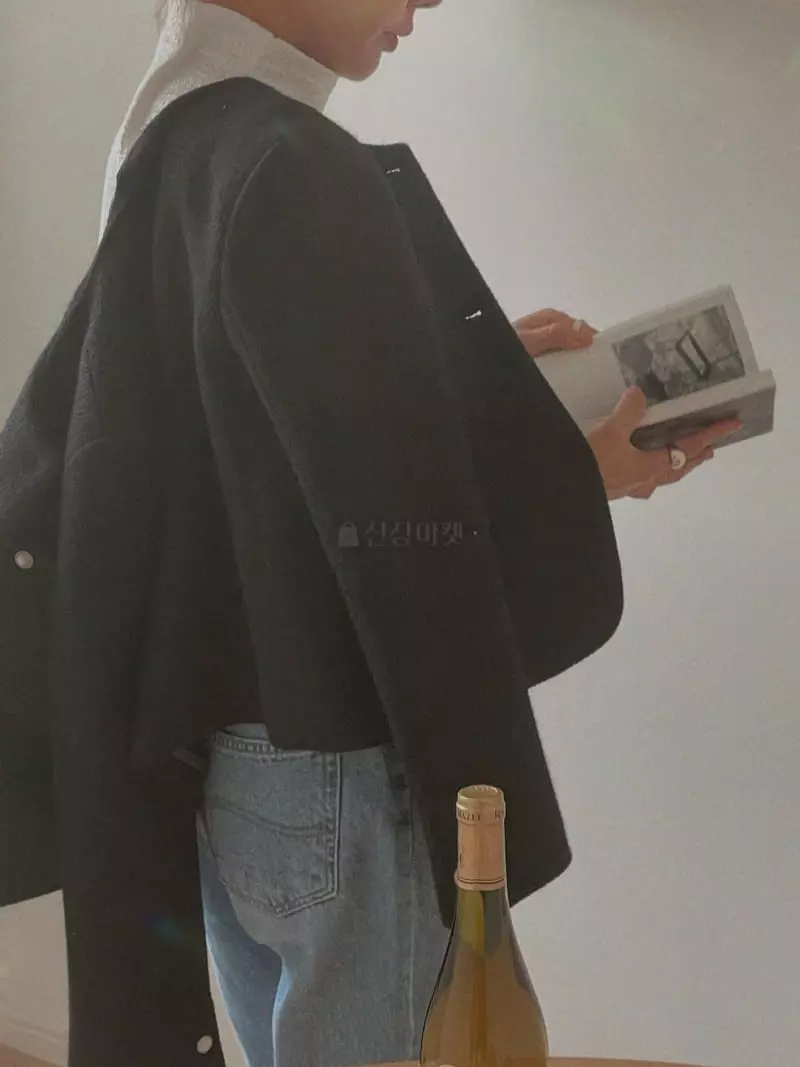 Sono De Seoul - Korean Women Fashion - #womensfashion - Libe No Collar Jacket - 11