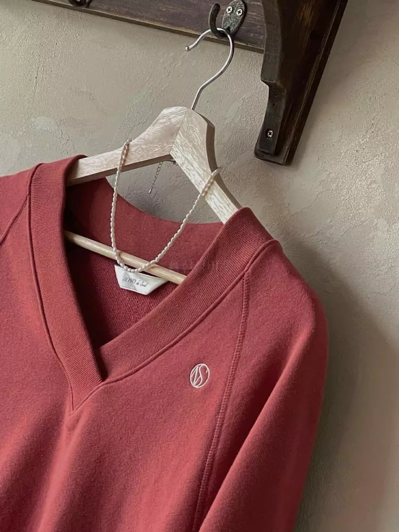 Sono De Seoul - Korean Women Fashion - #womensfashion - Low Crop Sweatshirt - 11
