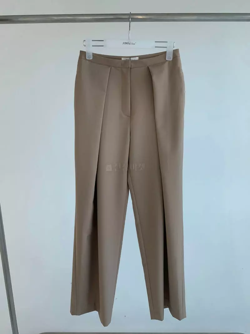 Sono De Seoul - Korean Women Fashion - #womensfashion - Layere Low Pants - 8