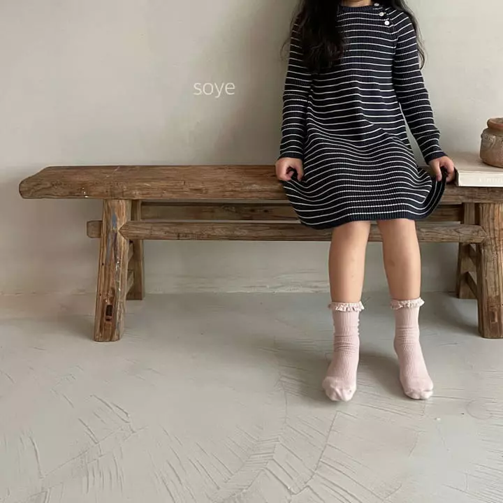 Soye - Korean Children Fashion - #Kfashion4kids - Stripes One-piece - 10