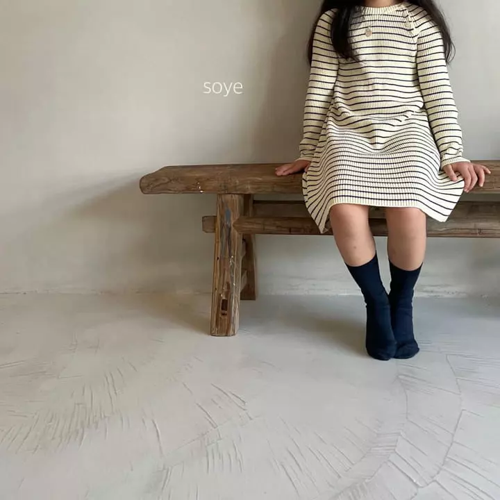 Soye - Korean Children Fashion - #childofig - Stripes One-piece - 2