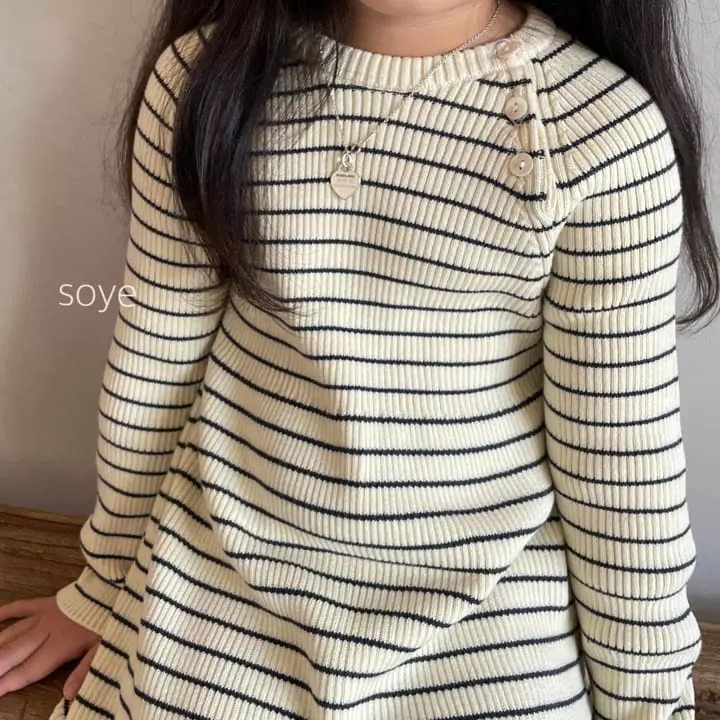 Soye - Korean Children Fashion - #kidsshorts - Stripes One-piece - 7