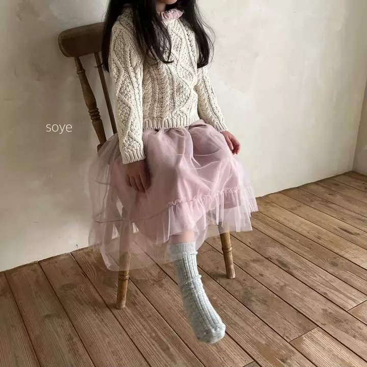 Soye - Korean Children Fashion - #todddlerfashion - Frill Sha One-piece - 12