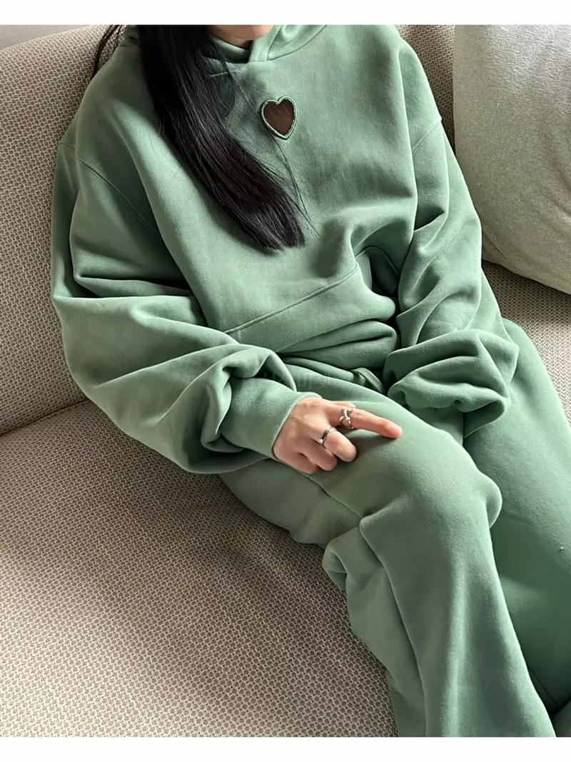 Special - Korean Women Fashion - #momslook - Heart Point Sweatshirt - 9