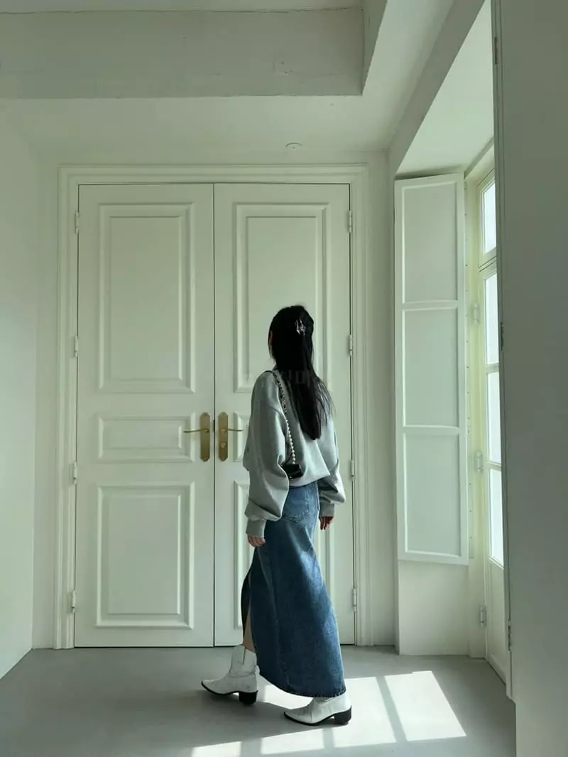 Special - Korean Women Fashion - #momslook - Collar Sweatshirt Half Zip-up - 3