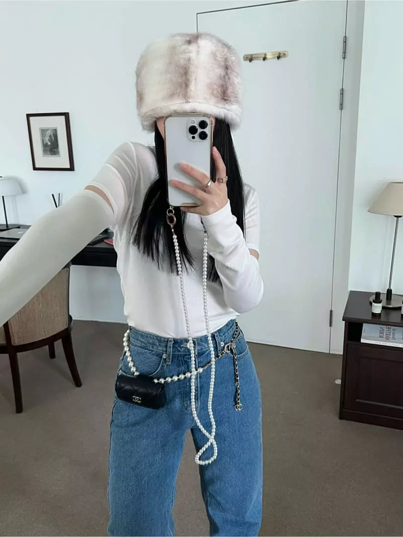 Special - Korean Women Fashion - #momslook - Jane Sleeves Slit Round Tee - 2