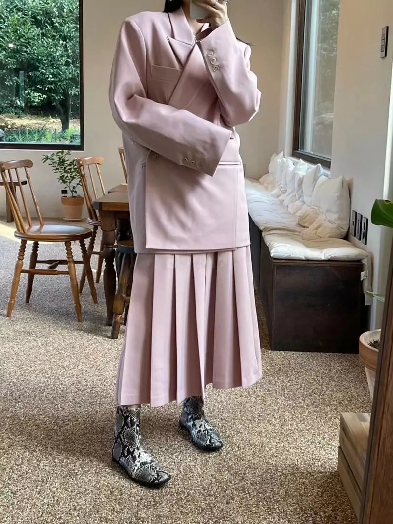 Special - Korean Women Fashion - #momslook - Ellena Wrinkle Skirt - 12