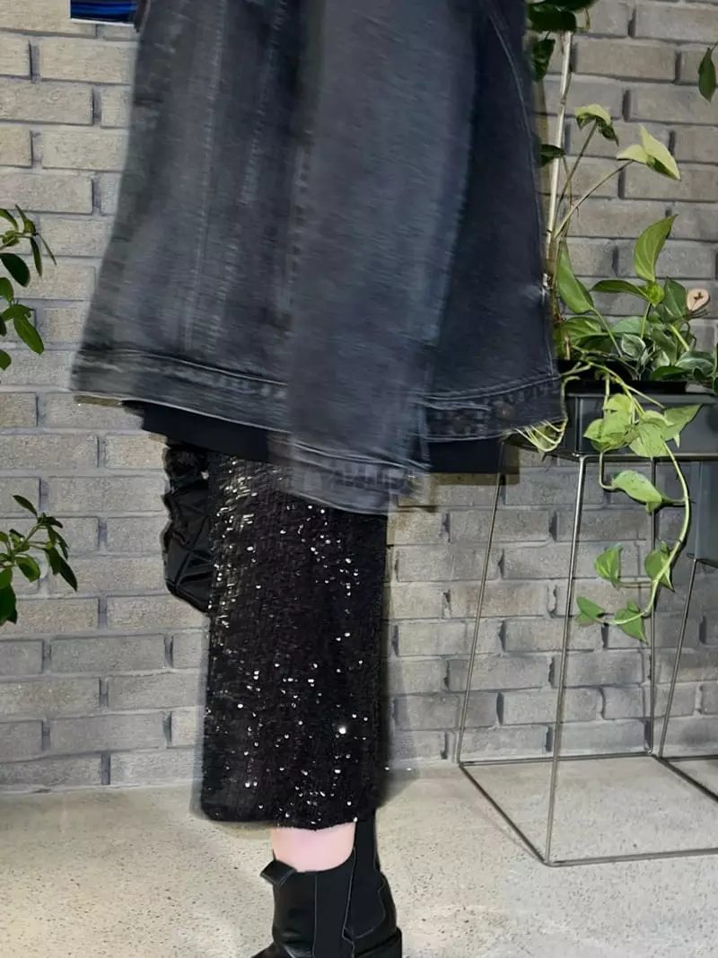 Special - Korean Women Fashion - #momslook - Twinkle H Line Slit Skirt - 2