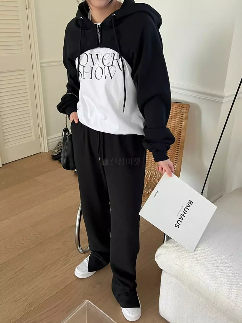Special - Korean Women Fashion - #momslook - Bolero Crop Hoody Zip-up - 3