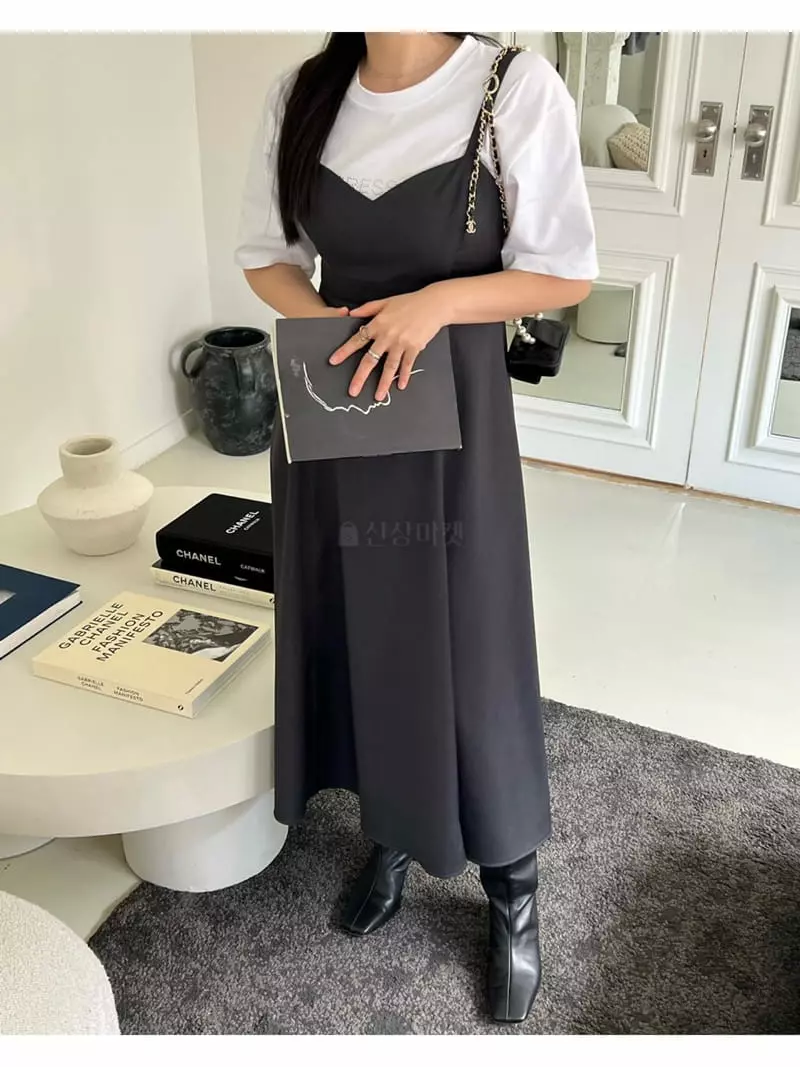 Special - Korean Women Fashion - #pursuepretty - Bell Sleeveless One-piece - 8
