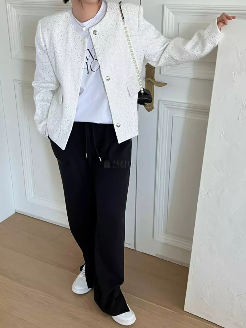 Special - Korean Women Fashion - #womensfashion - Metal Twinkle Jacket - 4