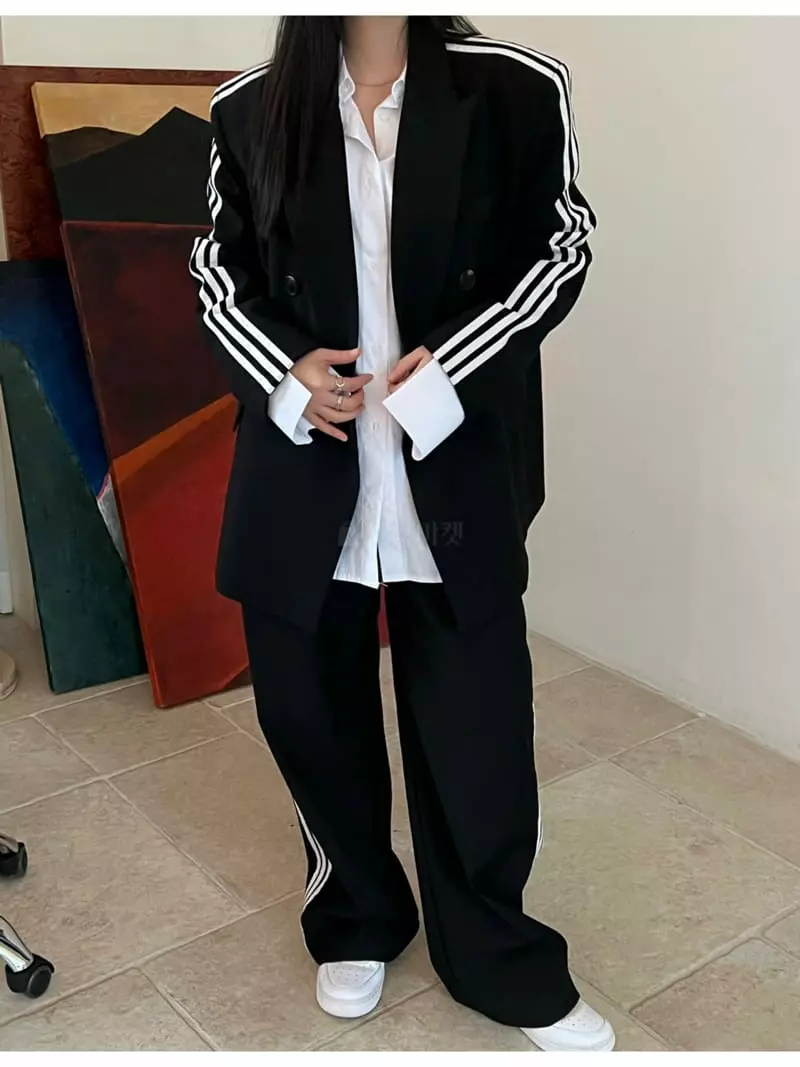 Special - Korean Women Fashion - #womensfashion - Tape Jacket - 12