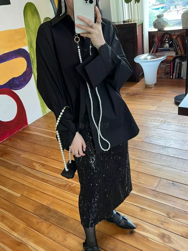 Special - Korean Women Fashion - #womensfashion - Two Way Collar Shirt - 3