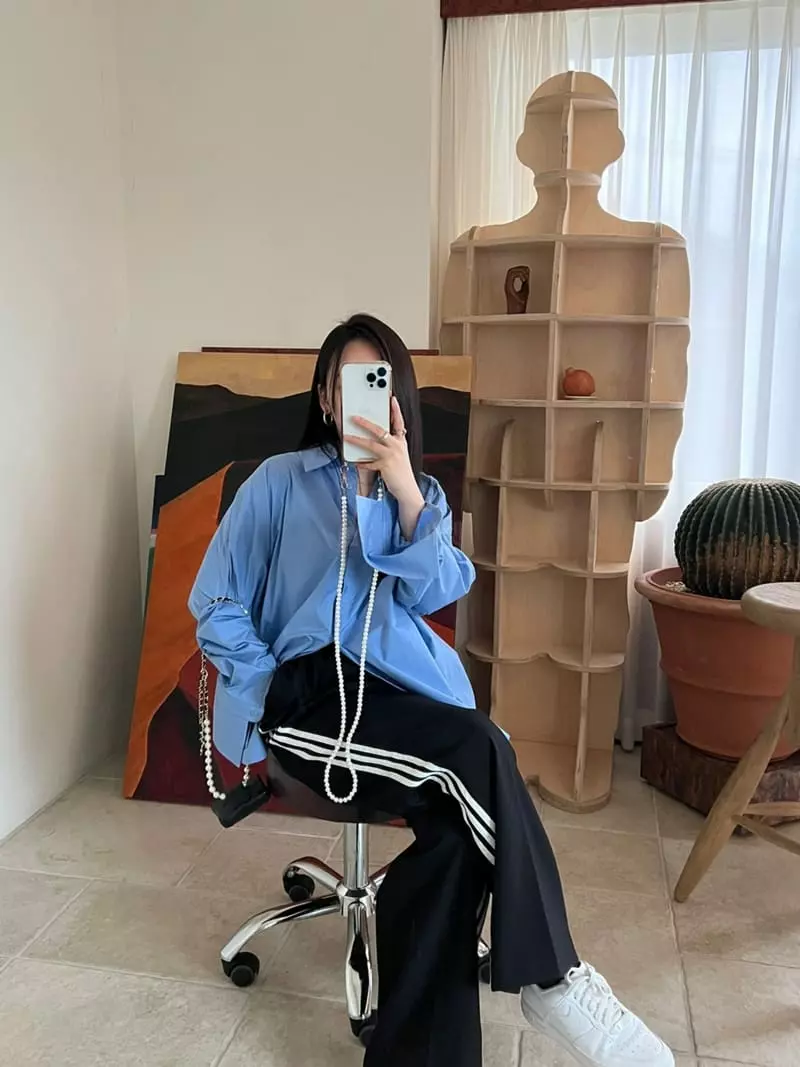 Special - Korean Women Fashion - #womensfashion - Two Way Collar Shirt - 5