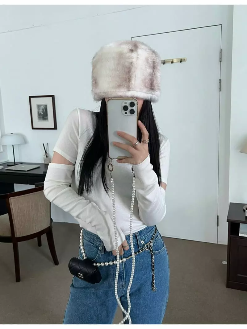 Special - Korean Women Fashion - #womensfashion - Jane Sleeves Slit Round Tee - 7