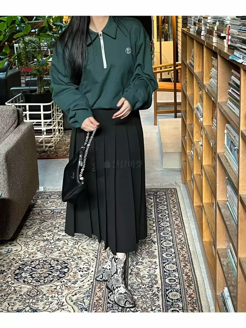 Special - Korean Women Fashion - #womensfashion - Ellena Wrinkle Skirt - 7