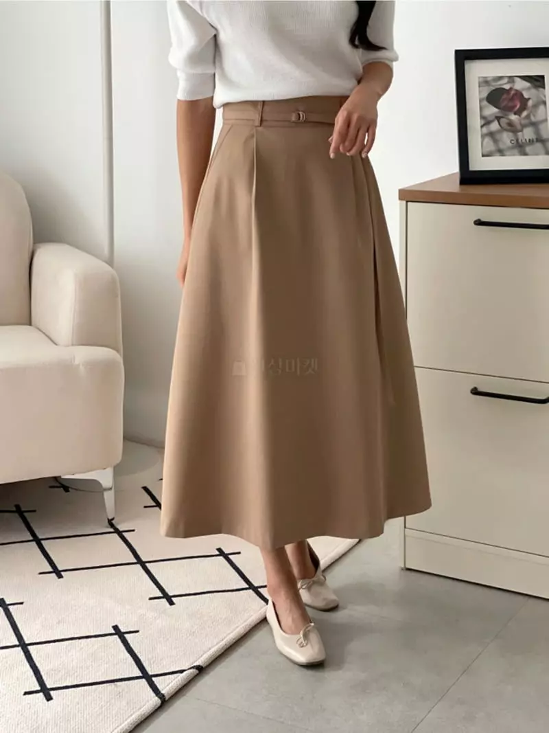 Srap - Korean Women Fashion - #momslook - Fell Skirt