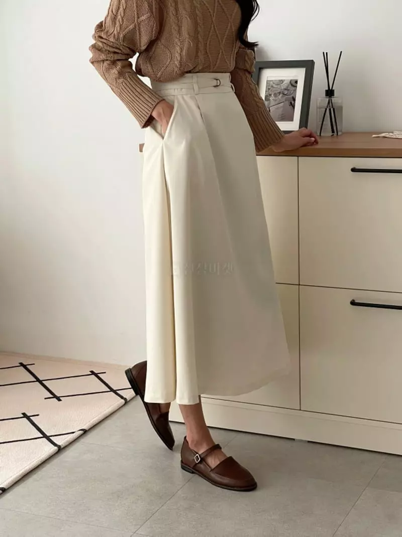 Srap - Korean Women Fashion - #momslook - Fell Skirt - 8