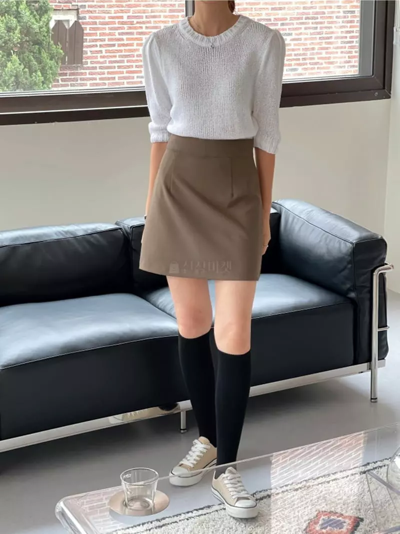 Srap - Korean Women Fashion - #momslook - Kiem Skirt - 6