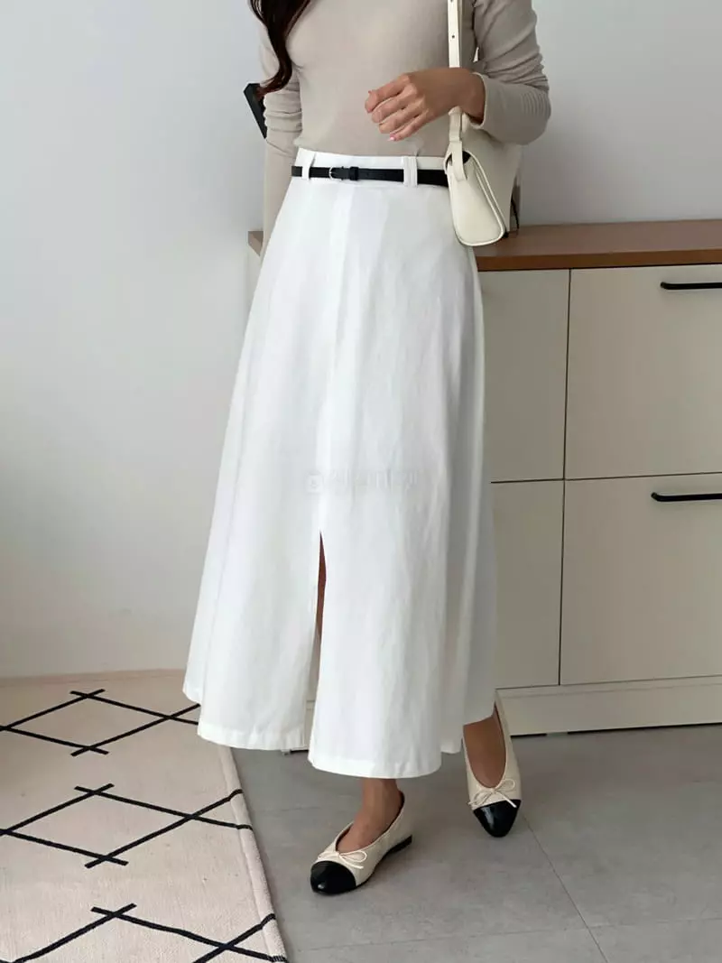 Srap - Korean Women Fashion - #momslook - Clean Skirt - 5