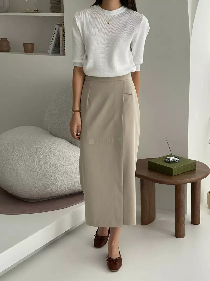 Srap - Korean Women Fashion - #momslook - Onz Skirt