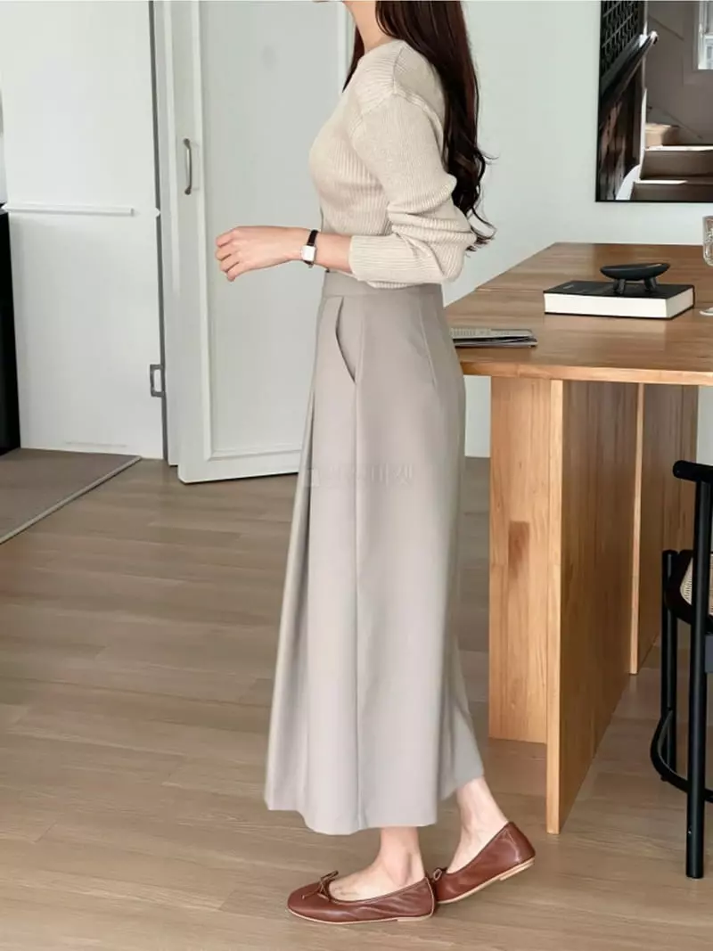 Srap - Korean Women Fashion - #momslook - Ash Skirt - 9