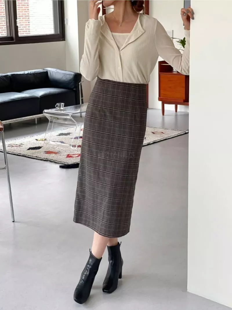 Srap - Korean Women Fashion - #momslook - Seed Skirt - 10