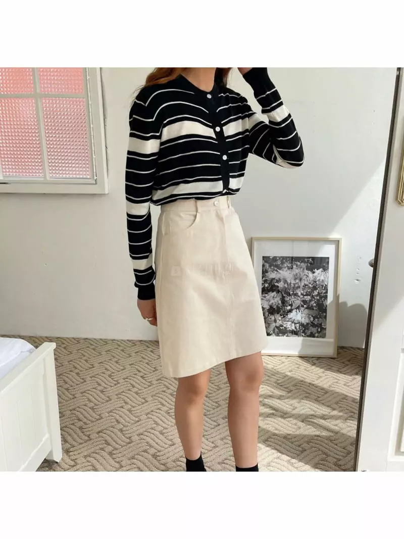 Srap - Korean Women Fashion - #momslook - Bitter Skirt - 12