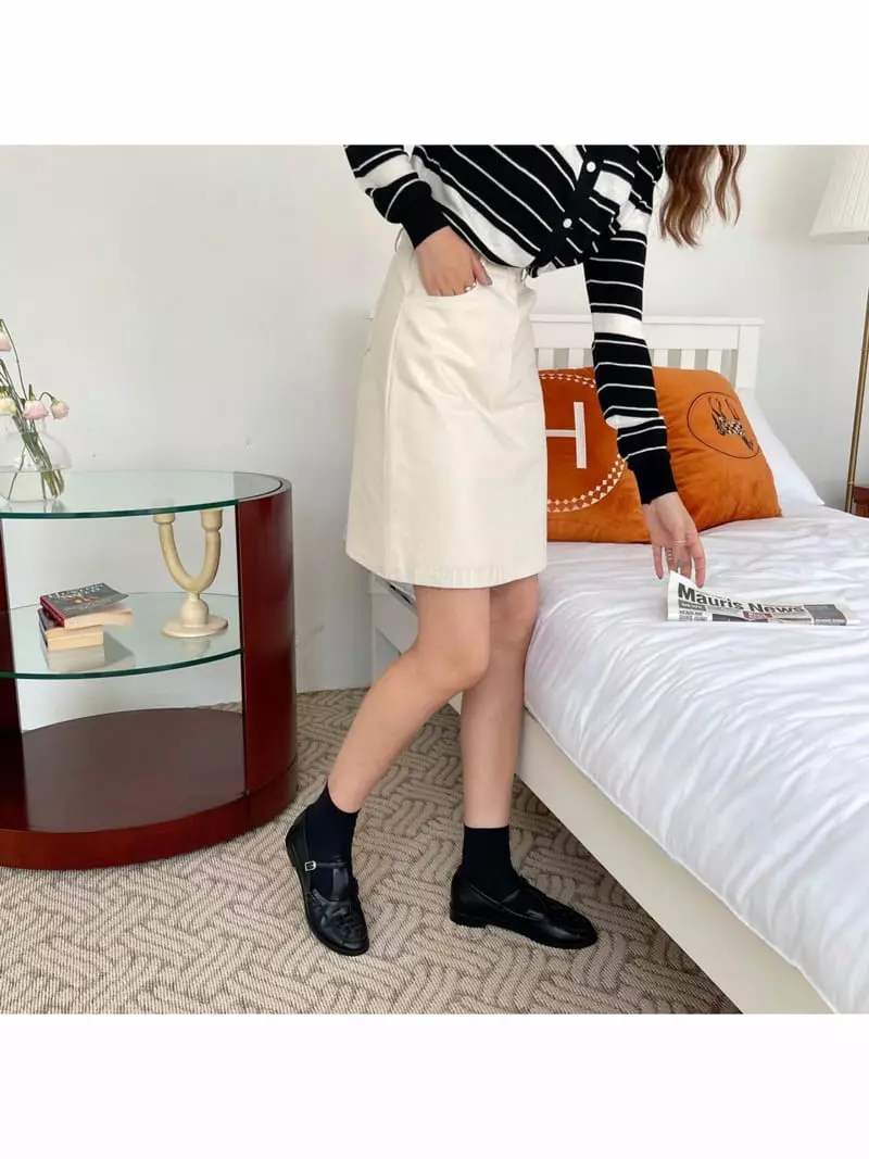 Srap - Korean Women Fashion - #momslook - Bitter Skirt - 6