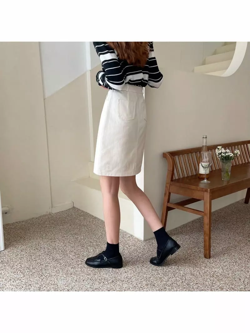 Srap - Korean Women Fashion - #momslook - Bitter Skirt - 8