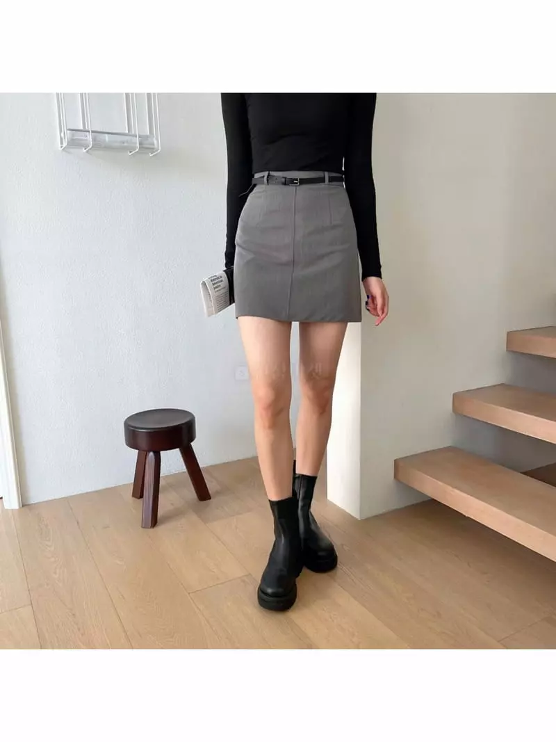 Srap - Korean Women Fashion - #momslook - Mati Mini Skirt - 6