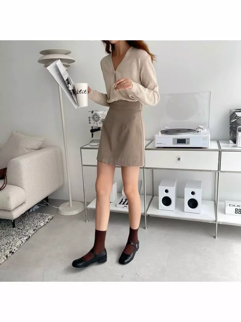 Srap - Korean Women Fashion - #momslook - Mamoi Skirt - 7