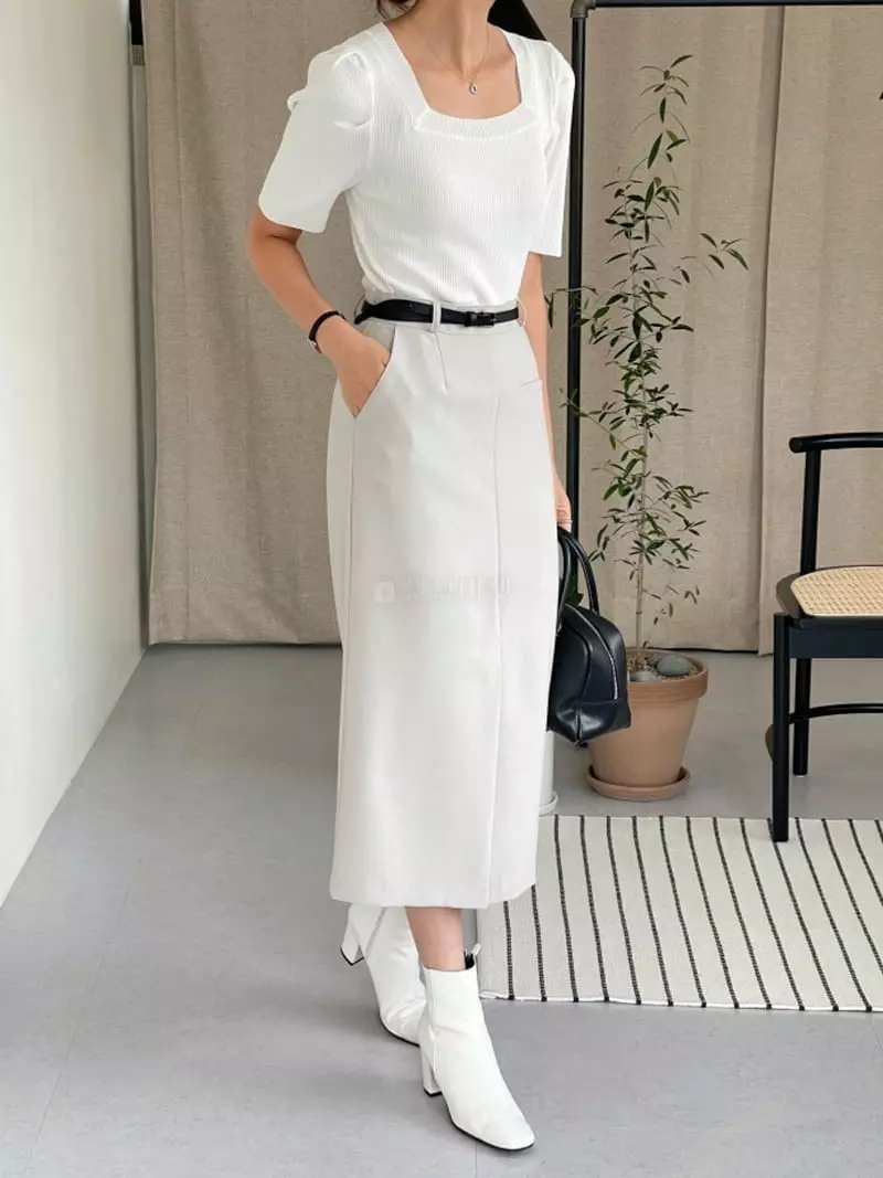 Srap - Korean Women Fashion - #momslook - Lojet Skirt - 3